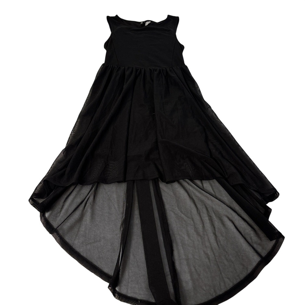 Divided by H&M Girls Black High Low Tulle Dress Size 4 Party Formal